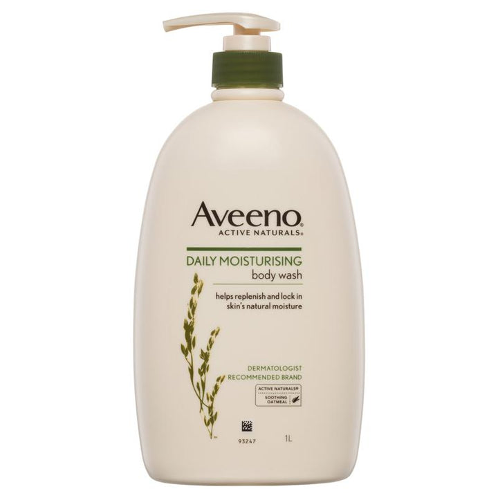 Aveeno Active Naturals Daily Moisturising Body Wash 1 Litre | 澳洲代購 | 空運到港