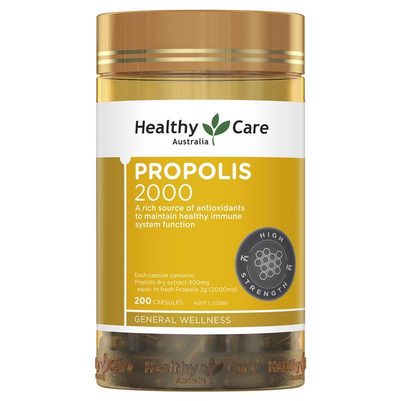 Healthy Care Propolis 2000mg 200 Capsules | 澳洲代購 | 空運到港