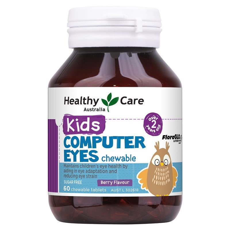 Healthy Care Kids Computer Eyes 60 Chewable Tablets | 澳洲代購 | 空運到港