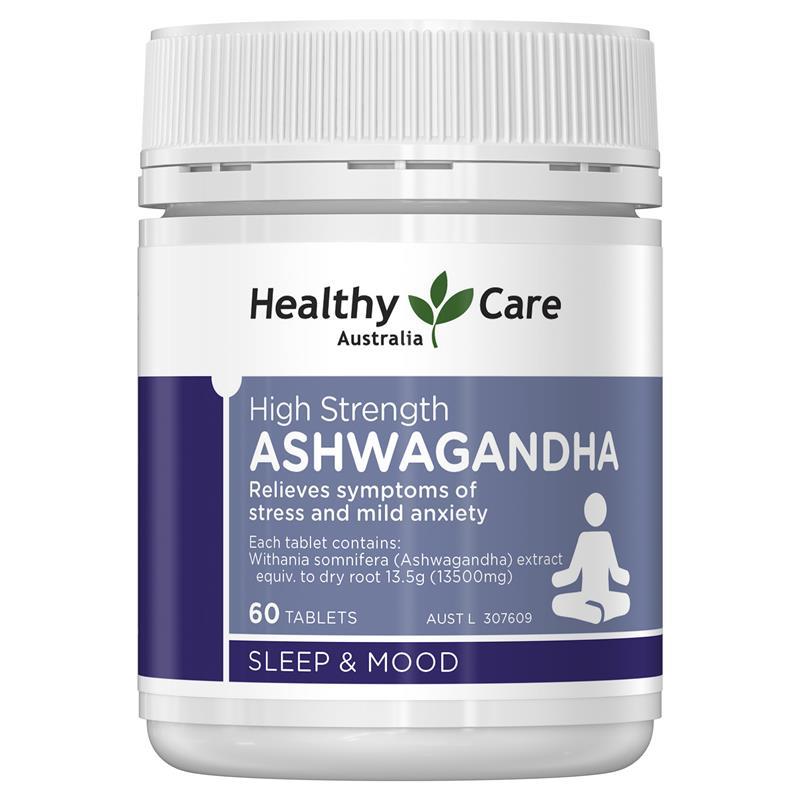 Healthy Care High Strength Ashwagandha 60 Tablets | 澳洲代購 | 空運到港