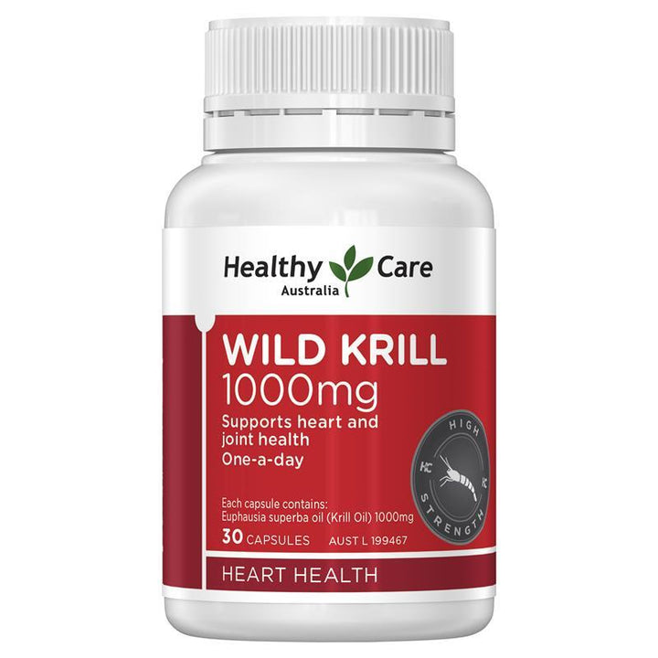Healthy Care Wild Krill 1000mg 30 Capsules | 澳洲代購 | 空運到港
