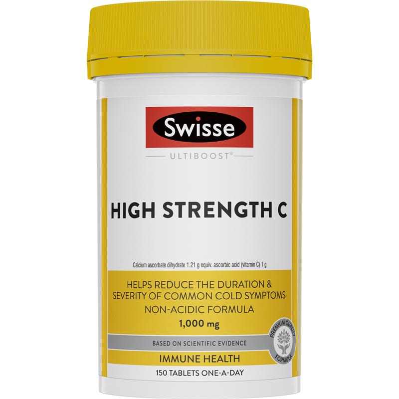Swisse Ultiboost High Strength C 1000mg 150 Tablets | 澳洲代購 | 空運到港