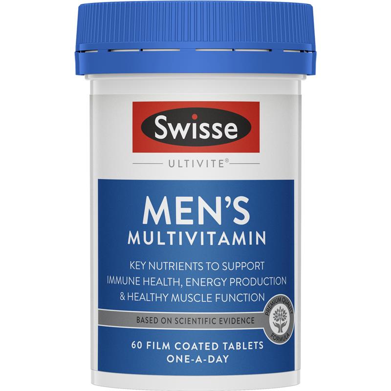 Swisse Ultivite Men's Multivitamin 60 Tablets | 澳洲代購 | 空運到港