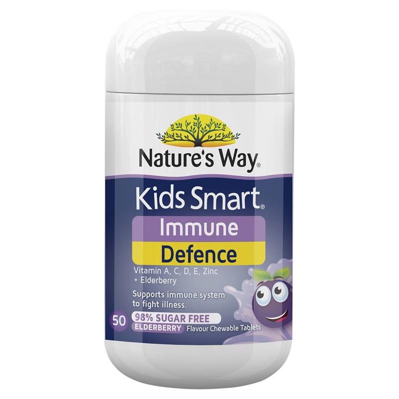 Nature's Way Kids Smart Immune Defence 50 Chewable Tablets