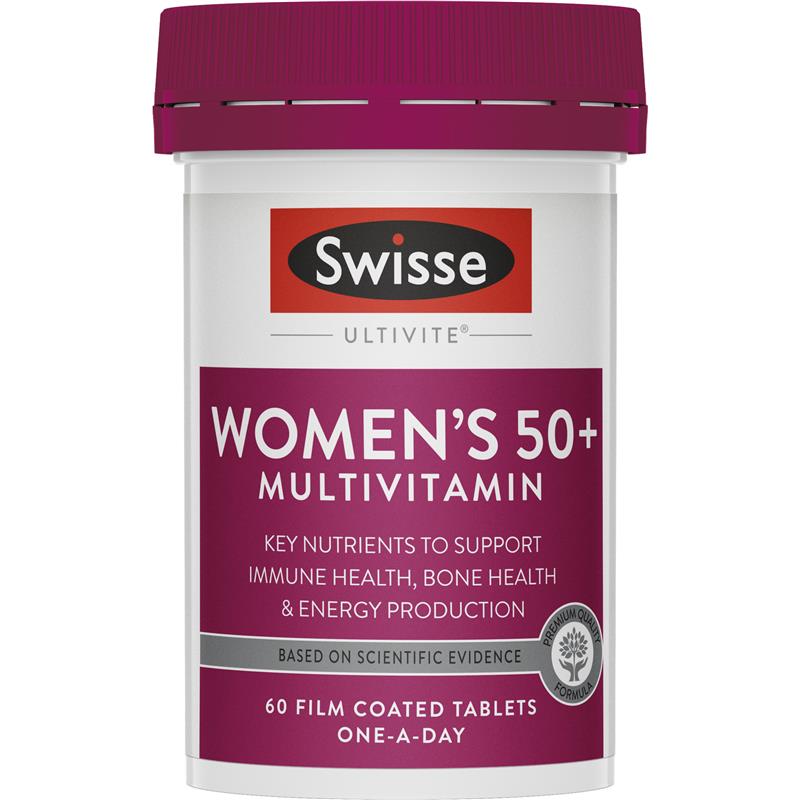 Swisse Ultivite Womens 50+ Multivitamin 60 Tablets | 澳洲代購 | 空運到港