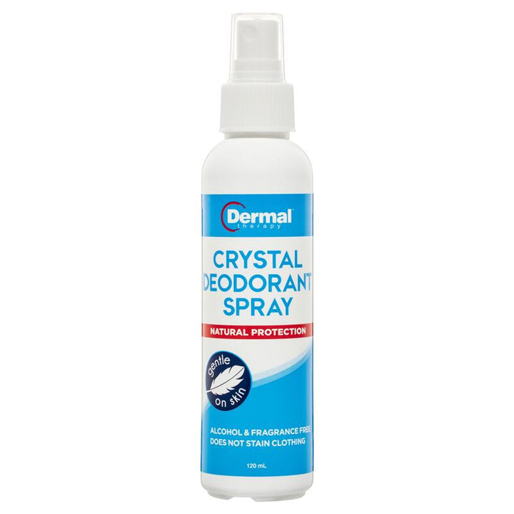 Crystal Deodorant Spray 120ml | Dermal Therapy