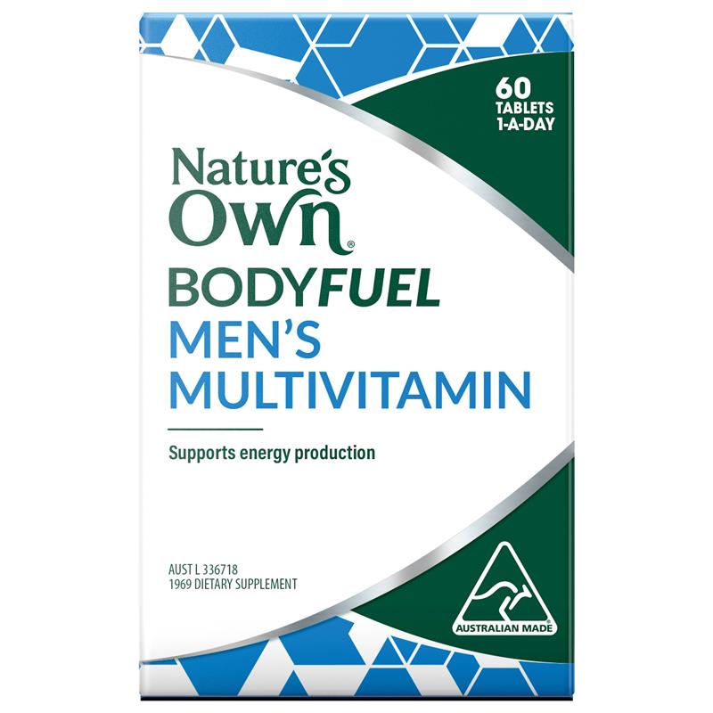 Nature's Own Bodyfuel Men's Multivitamin 60 Tablets | 澳洲代購 | 空運到港
