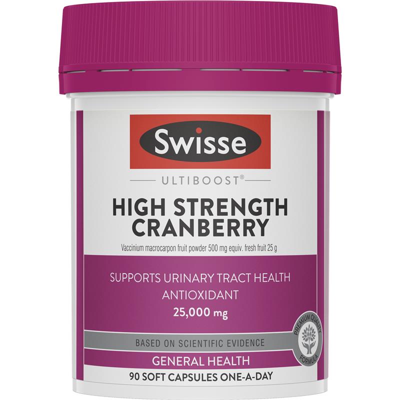 Swisse Ultiboost High Strength Cranberry 90 Capsules | 澳洲代購 | 空運到港