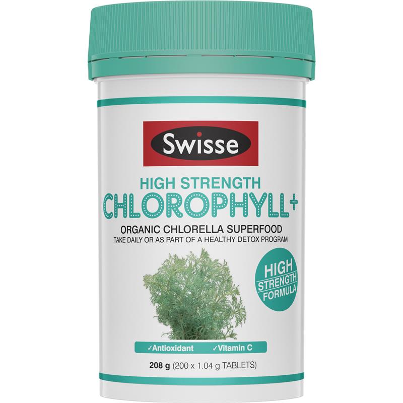 Swisse Chlorophyll+ 1000mg 200 Tablets | 澳洲代購 | 空運到港