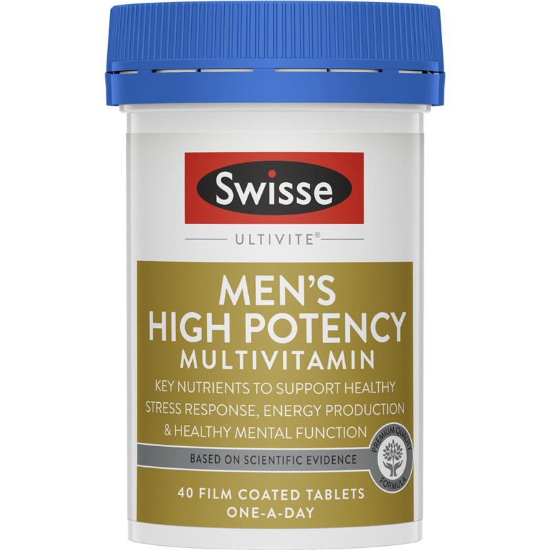 Swisse Ultivite Men's Power Multivitamin 40 Tablets | 澳洲代購 | 空運到港