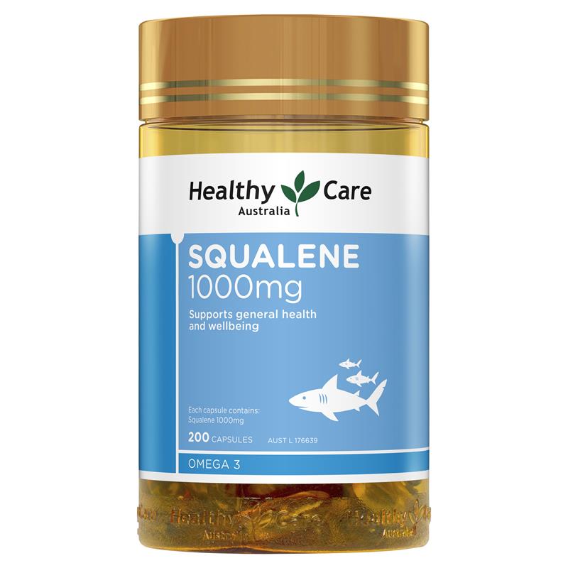 Healthy Care Squalene 1000mg 200 Capsules | 澳洲代購 | 空運到港