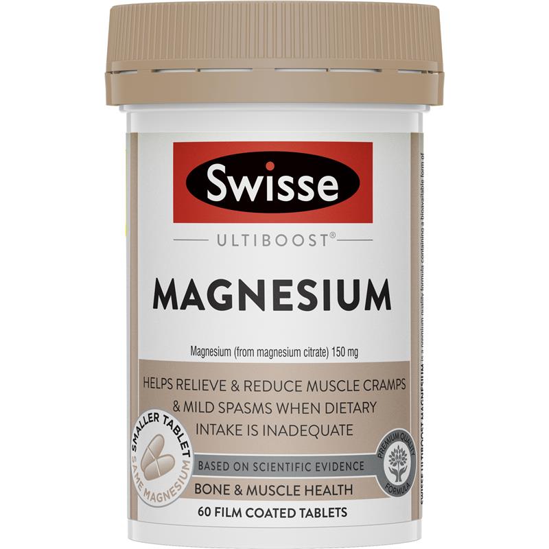Swisse Ultiboost Magnesium 60 Tablets | 澳洲代購 | 空運到港