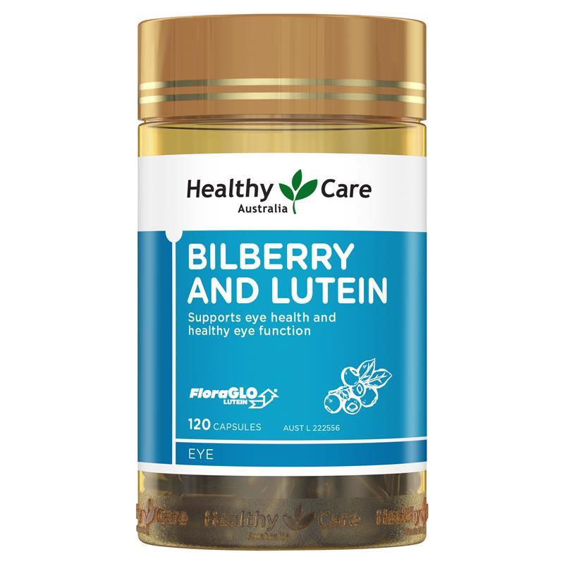 Healthy Care Bilberry & Lutein 120 Capsules | 澳洲代購 | 空運到港