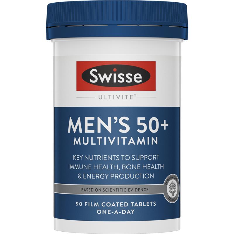 Swisse Ultivite Men's 50+ Multivitamin 90 Tablets | 澳洲代購 | 空運到港