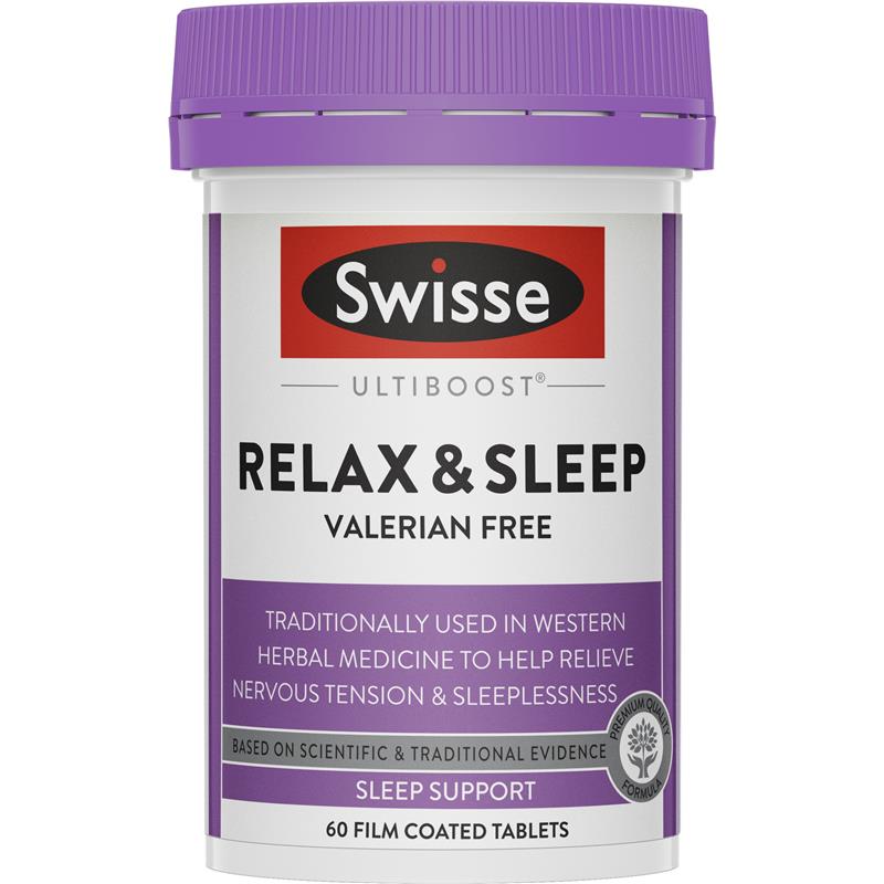 Swisse Ultiboost Relax & Sleep 60 Tablets | 澳洲代購 | 空運到港