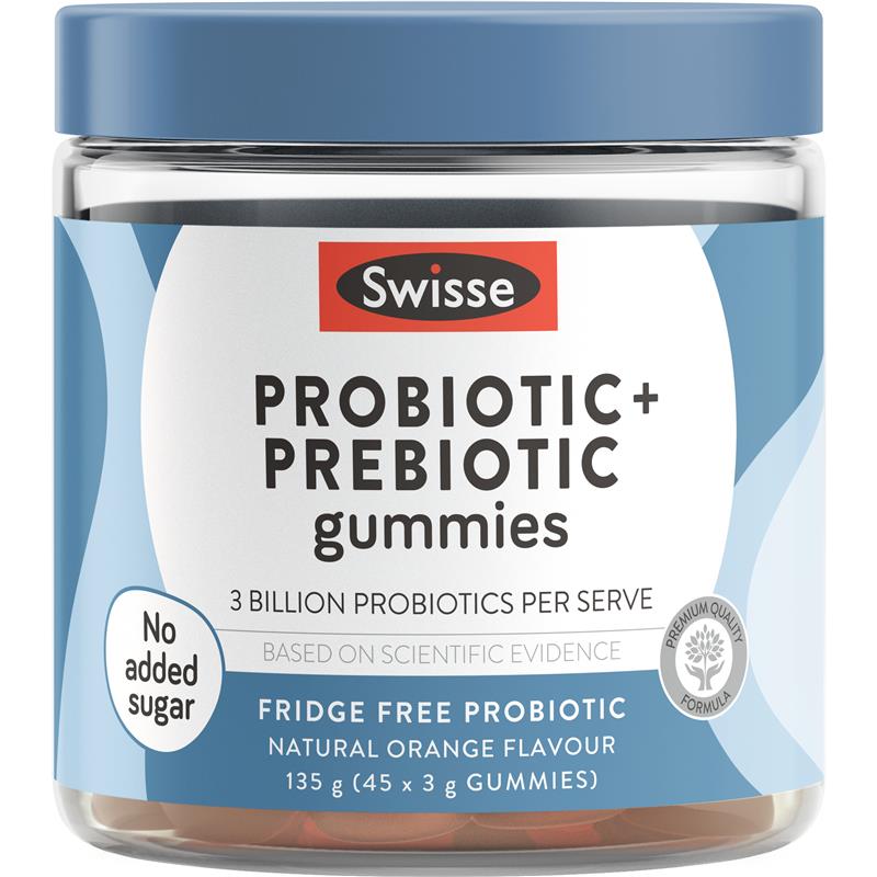 Swisse Adults Probiotic & Prebiotic Gummies 45 Pack | 澳洲代購 | 空運到港