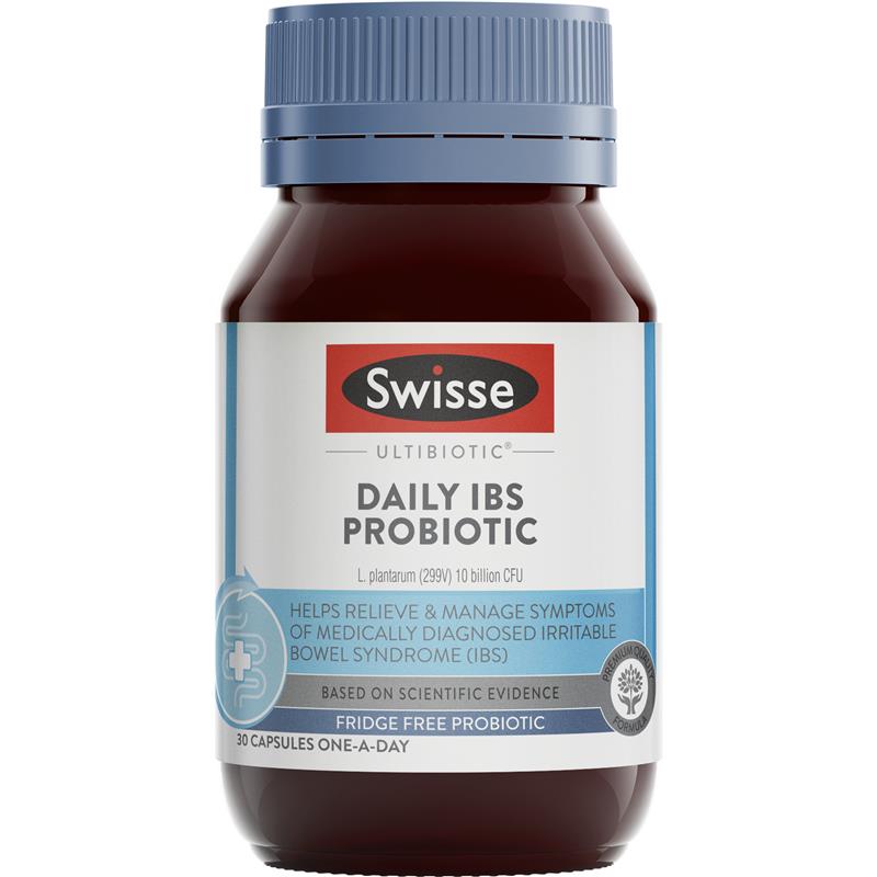 Swisse Ultibiotic Daily IBS Probiotic 30 Capsules | 澳洲代購 | 空運到港