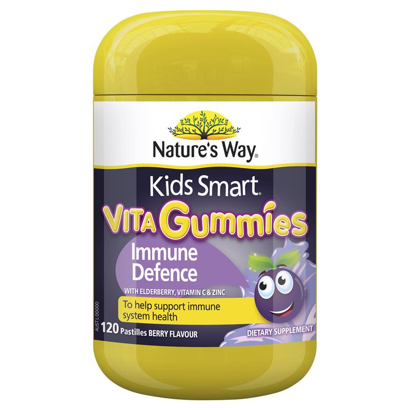 Nature's Way Kids Smart Vita Gummies Immune Defence 120 Gummies