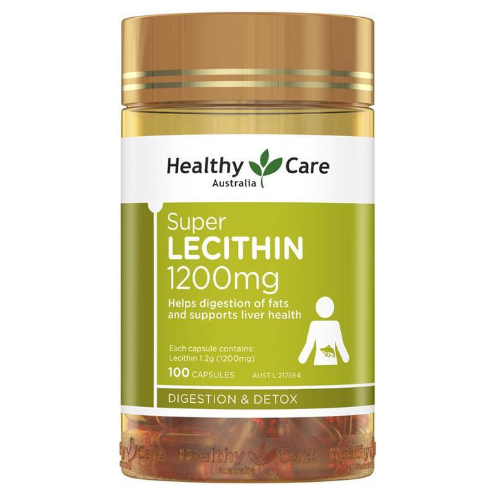 Healthy Care Super Lecithin 1200mg 100 Capsules | 澳洲代購 | 空運到港