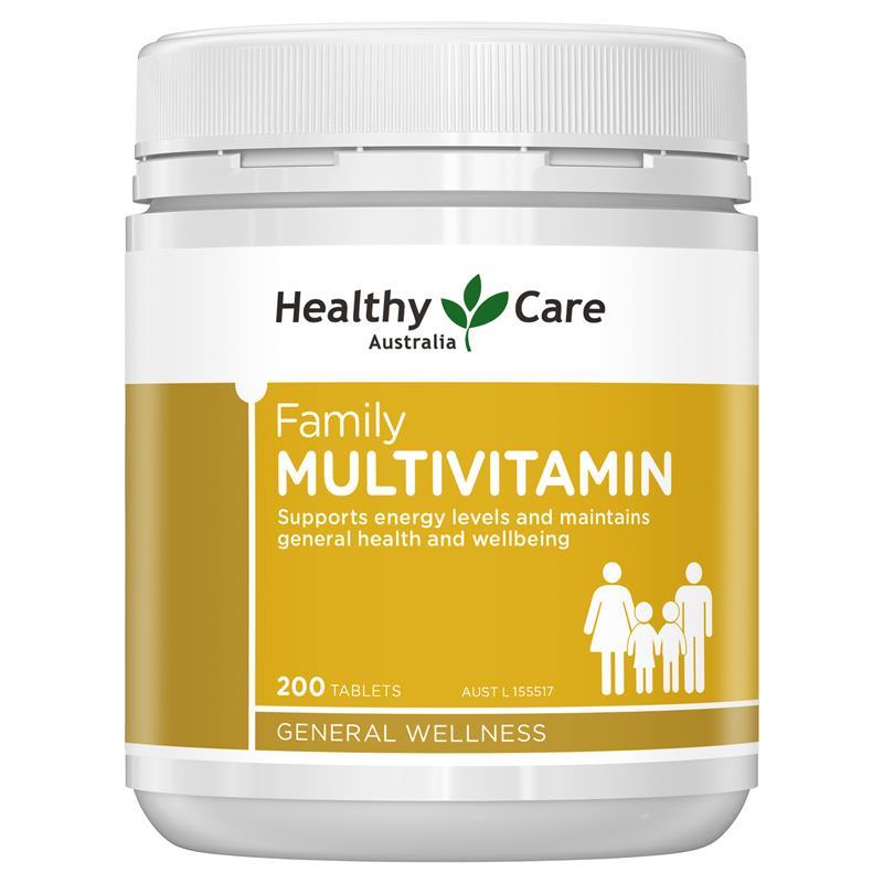 Healthy Care Multivitamin 200 Tablets | 澳洲代購 | 空運到港