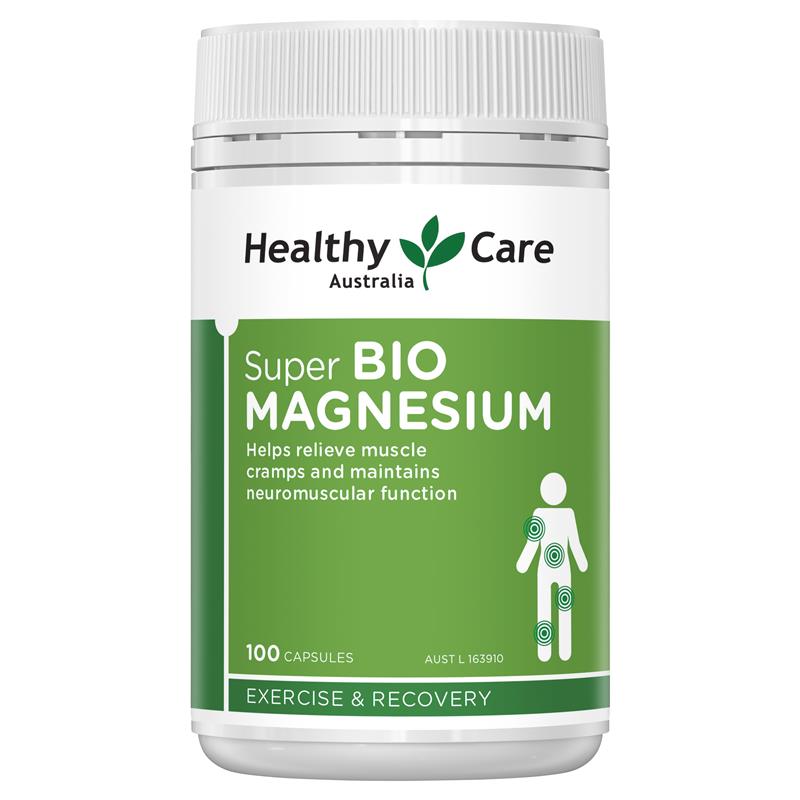 Healthy Care Super Bio Magnesium 100 Capsules | 澳洲代購 | 空運到港