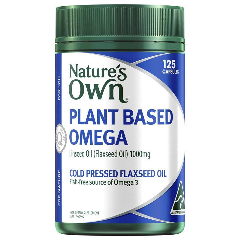 Nature's Own Plant Based Omega 3 125 Capsules | 澳洲代購 | 空運到港