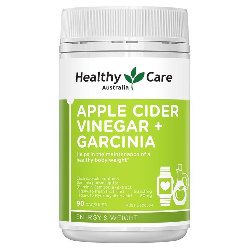 Healthy Care Apple Cider Vinegar + Garcinia 90 Capsules | 澳洲代購 | 空運到港