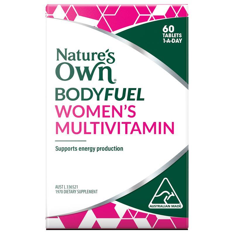 Nature's Own Bodyfuel Women's Multivitamin 60 Tablets | 澳洲代購 | 空運到港