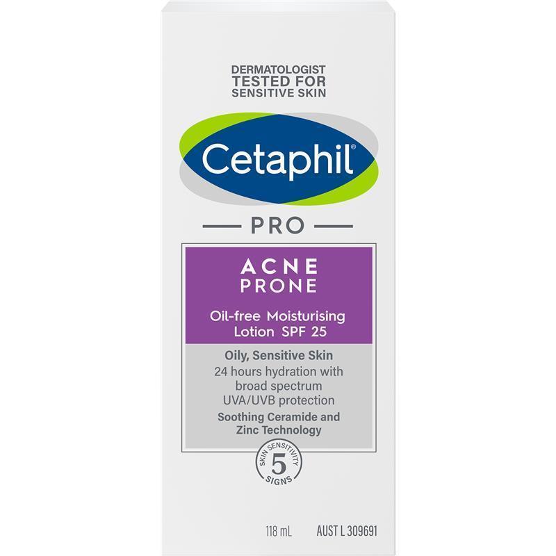 Cetaphil Pro Acne Prone Oil Free Facial Moisturising Lotion SPF 25 118ml | 澳洲代購 | 空運到港