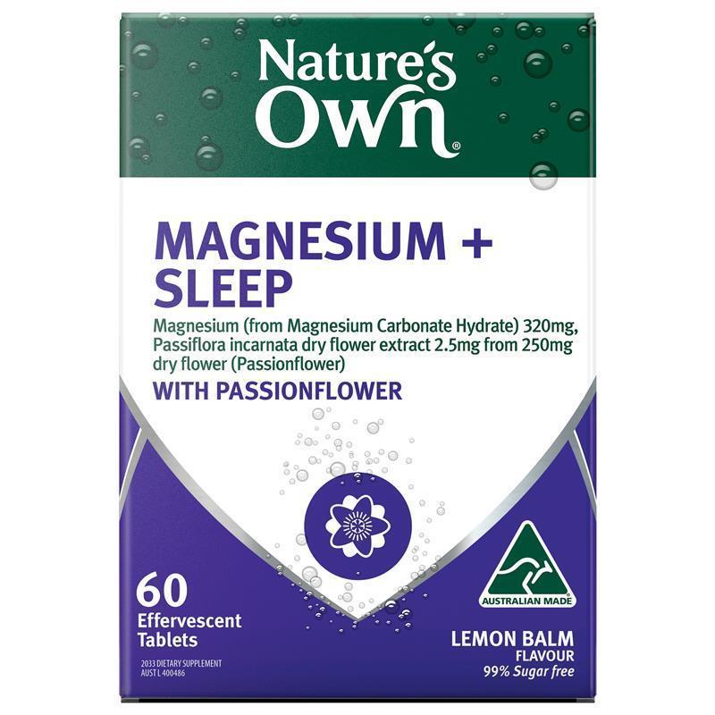Nature's Own Magnesium + Sleep 60 Tablets | 澳洲代購 | 空運到港