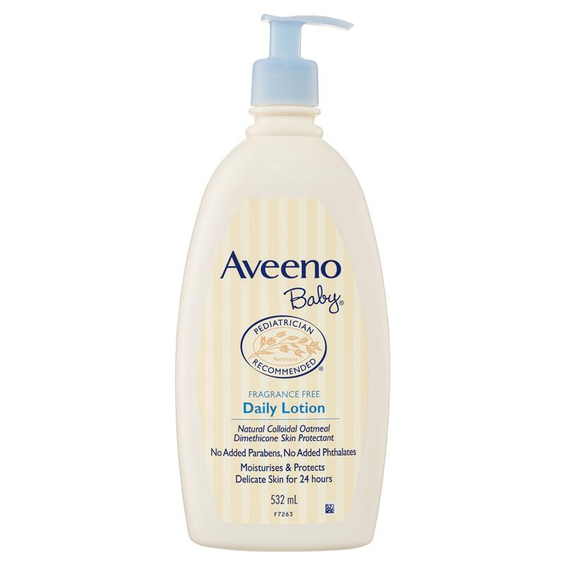 Aveeno Baby Daily Moisture Fragrance Free Lotion 532mL | 澳洲代購 | 空運到港