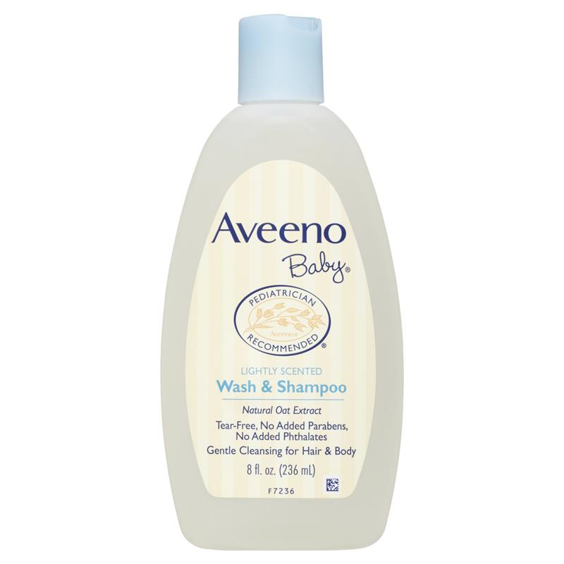 Aveeno Baby Daily Moisture Lightly Scented Wash & Shampoo 236mL | 澳洲代購 | 空運到港