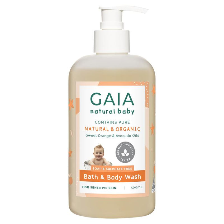 Gaia Natural Baby Hair & Body Wash 500ml | 澳洲代購 | 空運到港