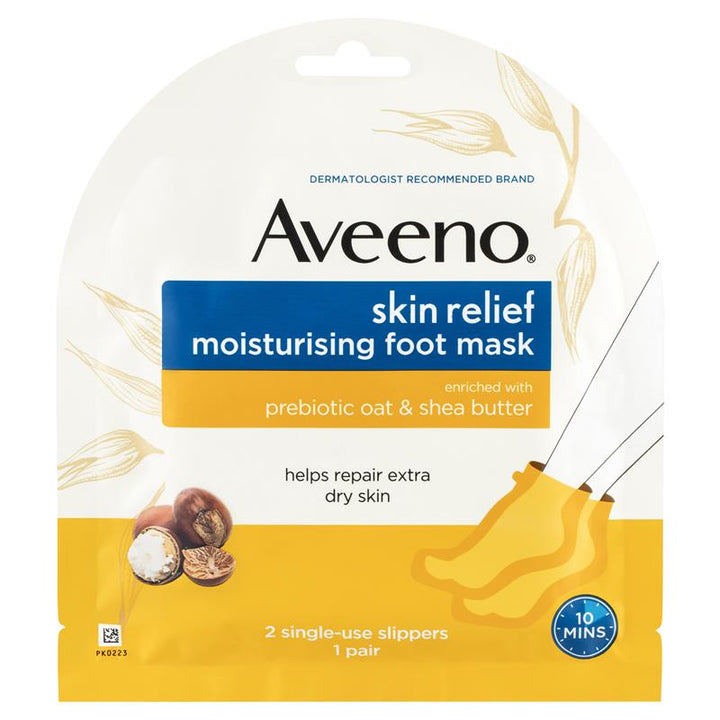 Aveeno Skin Relief Moisturising Foot Mask 1 Pair | 澳洲代購 | 空運到港