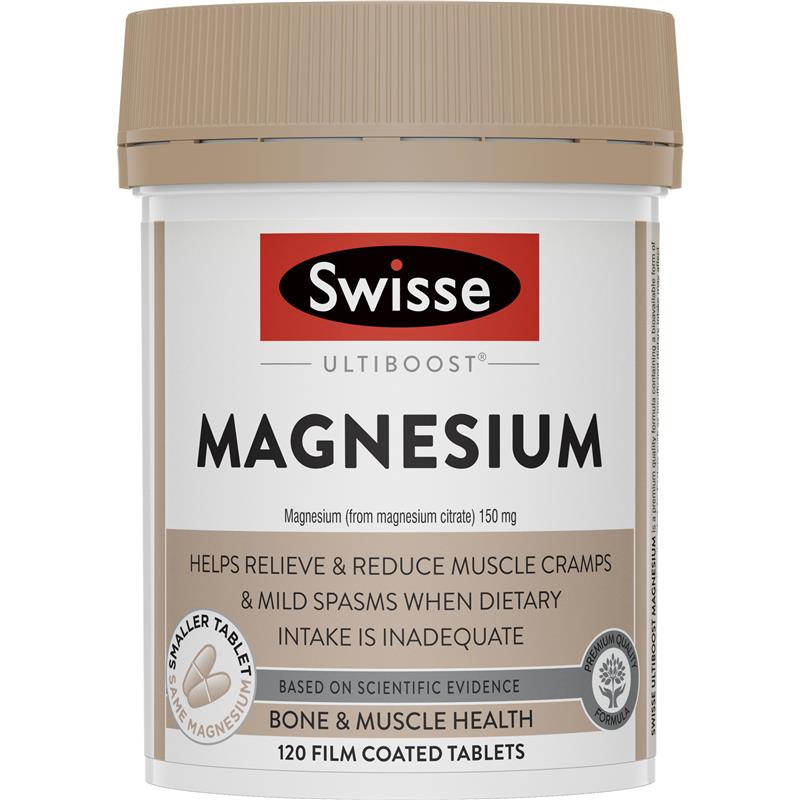 Swisse Ultiboost Magnesium 120 Tablets | 澳洲代購 | 空運到港