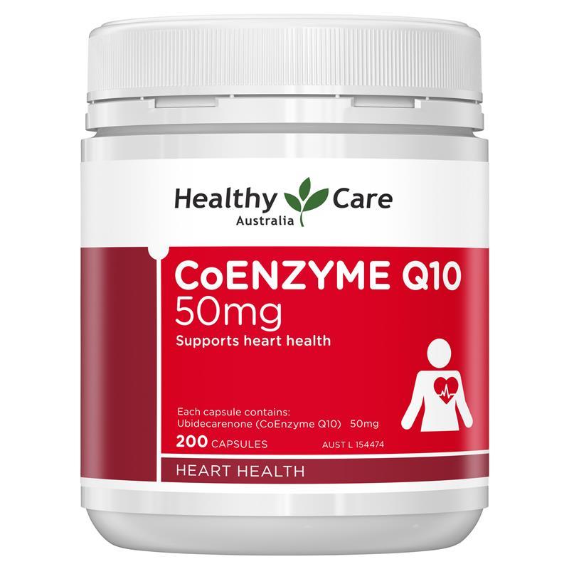 Healthy Care CoQ10 50mg 200 Capsules | 澳洲代購 | 空運到港