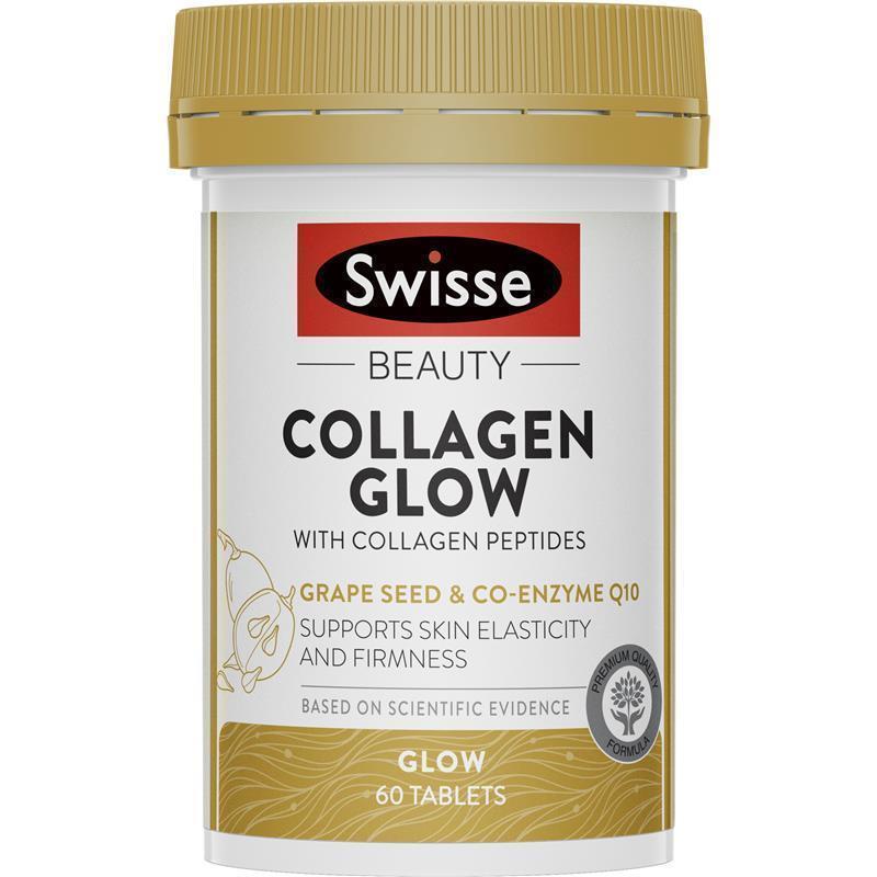 Swisse Beauty Collagen Glow With Collagen Peptides 60 Tablets | 澳洲代購 | 空運到港