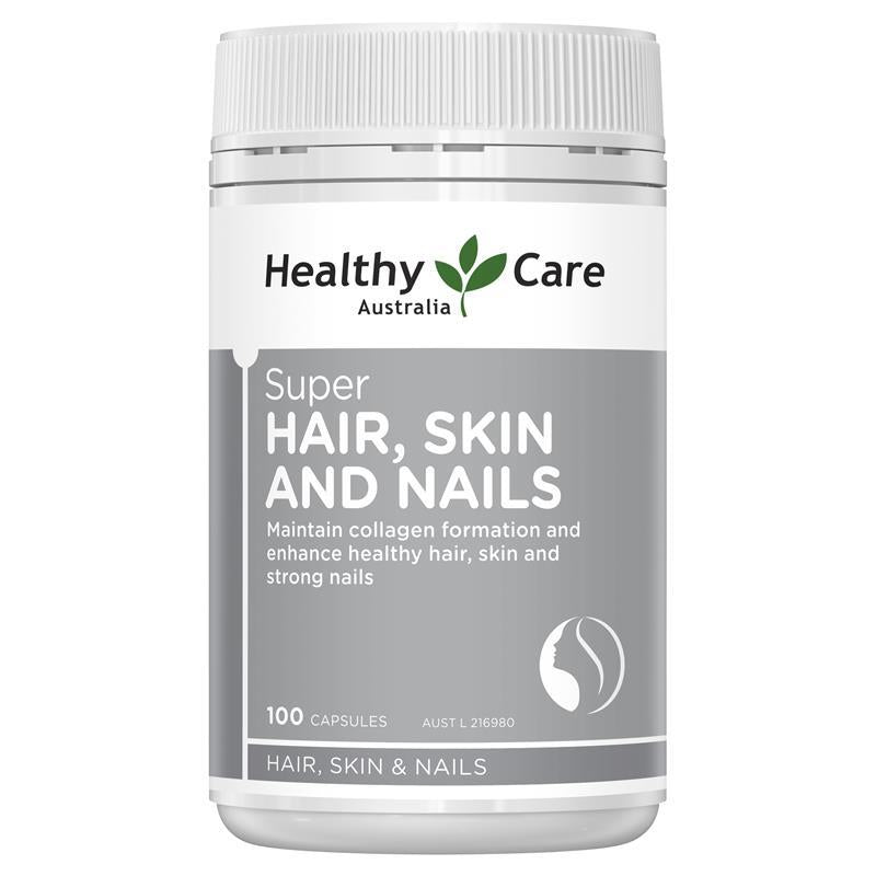 Healthy Care Super Hair Skin & Nails 100 Capsules | 澳洲代購 | 空運到港