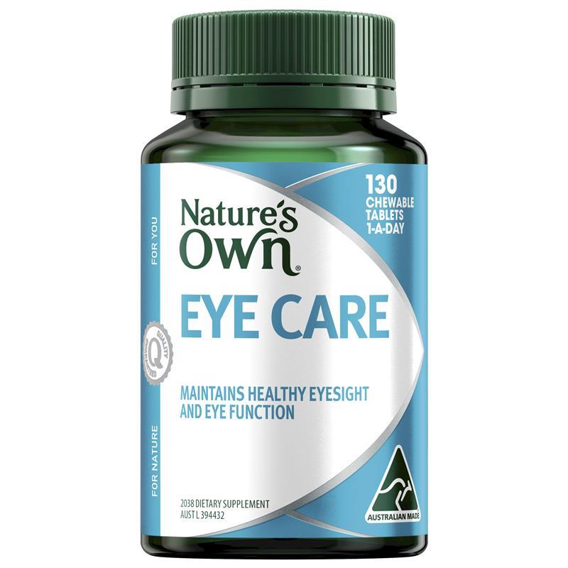 Nature's Own Eye Care 130 Chewable Tablets | 澳洲代購 | 空運到港