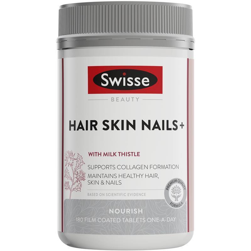 Swisse Ultiboost Hair Skin Nails+ 180 Tablets | 澳洲代購 | 空運到港