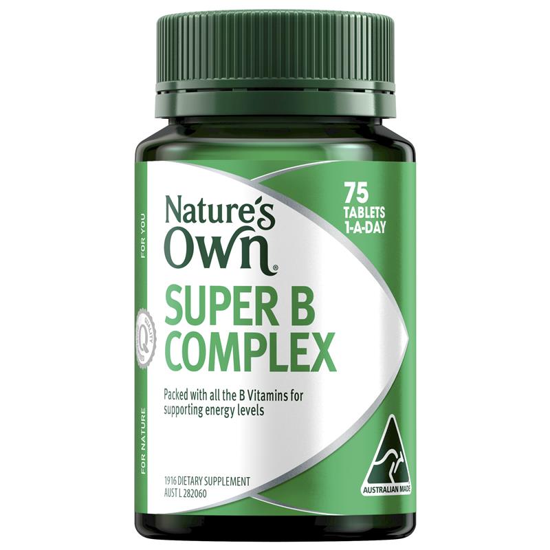 Nature's Own Super Vitamin B Complex 75 Tablets | 澳洲代購 | 空運到港