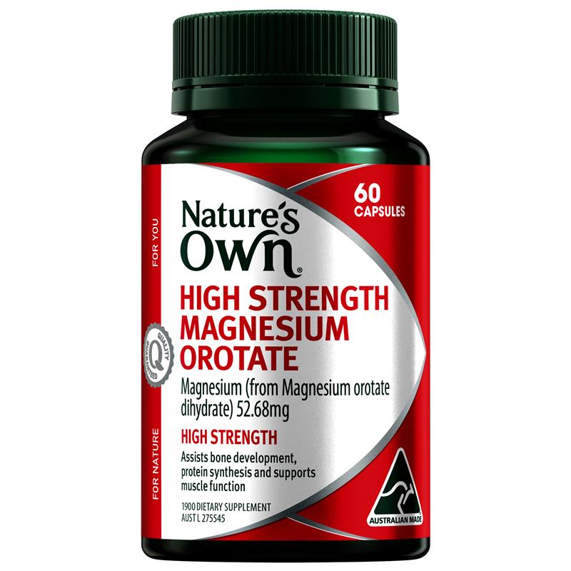 Nature's Own Magnesium Orotate 60 Capsules | 澳洲代購 | 空運到港