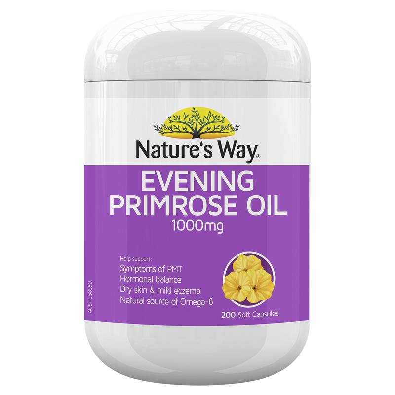 Nature's Way Evening Primrose Oil 200 Soft Capsules