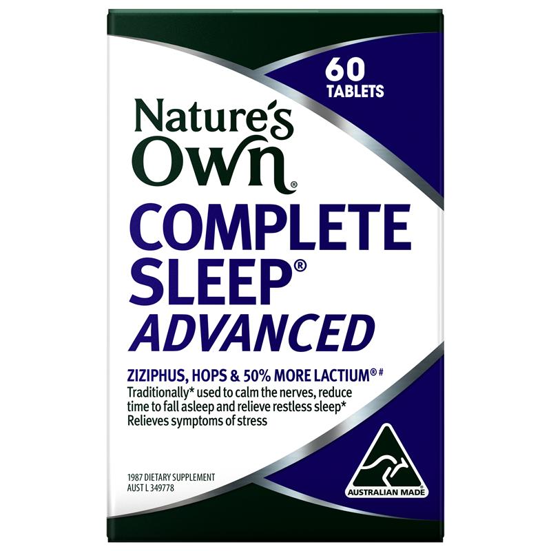 Nature's Own Complete Sleep Advanced 60 Tablets | 澳洲代購 | 空運到港