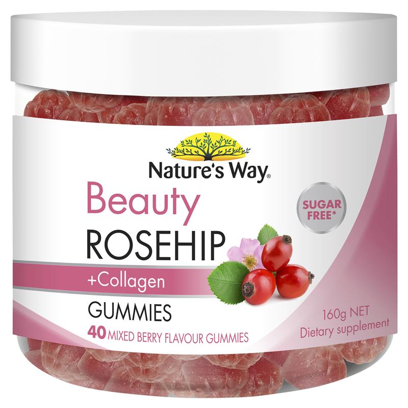 Nature's Way Beauty Rosehip 40 Gummies