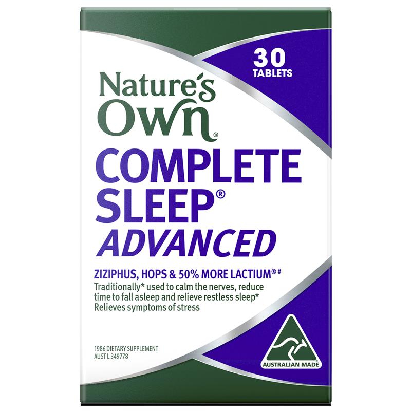 Nature's Own Complete Sleep Advanced 30 Tablets | 澳洲代購 | 空運到港