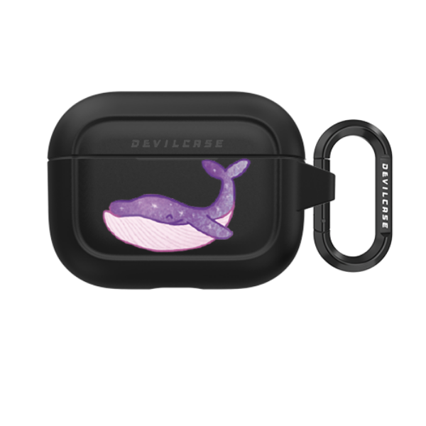 彩繪保護殼 - 紫色鯨魚
