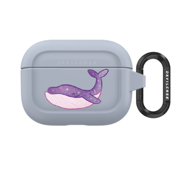彩繪保護殼 - 紫色鯨魚