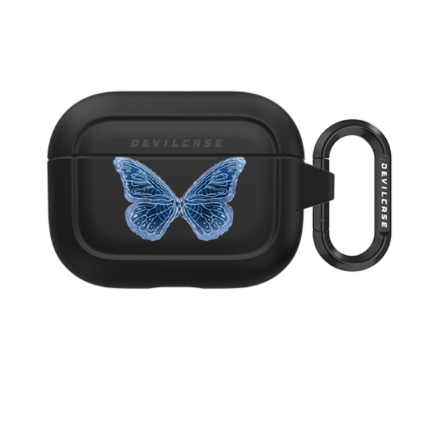 彩繪保護殼 - 藍色蝴蝶1