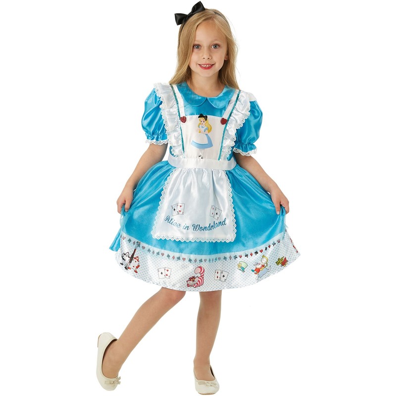 Disney Alice In Wonderland Deluxe Childrens Costume Size: 6-8